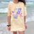 Frutiger Aero Y2K Chrome Phone Butterfly Comfort Color Blast T-Shirt Citrine
