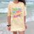 This Girl Just Wants To Be Left Alone Retro Nostalgia Comfort Color Blast T-Shirt Citrine