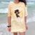 Girl Magic Graduate Kindergarten Graduation 2023 Comfort Color Blast T-Shirt Citrine