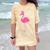 Graduate Cute Pink Flamingo Graduation Comfort Color Blast T-Shirt Citrine