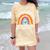 I Graduated Can I Go Back To Bed Now Graduation Hat Rainbow Comfort Color Blast T-Shirt Citrine