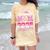Graduation 2025 Proud Mom Of 2025 Graduate Floral Women Comfort Color Blast T-Shirt Citrine