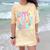 Groovy In My Last Day Of School Era Second Grade Graduation Comfort Color Blast T-Shirt Citrine