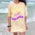 I'm Just Social Distancing Introvert Funny Comfort Color Blast T-Shirt Citrine