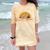 Introvert Me Happy Retro Sunset Capybara Tee Comfort Color Blast T-Shirt Citrine Introvert Me Happy Retro Sunset Capybara Tee Comfort Color Blast T-Shirt Citrine