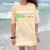 Introvert Tired Battery Comfort Color Blast T-Shirt Citrine