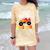 I Just Crushed Preschool Monster Graduation Pre-K Shirt Comfort Color Blast T-Shirt Citrine