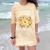 Just An Introvert Living In An Extrovert World Stickmen Comfort Color Blast T-Shirt Citrine
