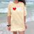 I Love My Social Anxiety Heart Humor Introvert Statement Comfort Color Blast T-Shirt Citrine