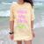 MIss Ms Mrs Dr Graduation Phd Pink And Green Class 2021 Comfort Color Blast T-Shirt Citrine