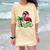 Nostalgia Holiday Tees -Adult Christmas Flamingo Small Short Sleeve Crew Neck Cotton Polyester Lightweight Ribbed Cuff Winter Comfort Color Blast T-Shirt Citrine
