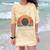 Not A Hugger Retro Sea Urchin Sarcastic Introvert Comfort Color Blast T-Shirt Citrine