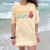 Peace Out 8th Grade Graduation Last Day Of School Comfort Color Blast T-Shirt Citrine