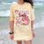 Pink Coquette Bow Senior 2025 Back To School Graduation Girl Comfort Color Blast T-Shirt Citrine