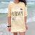 Proud Army Aunt Army Graduation Aunt US Army Aunt Comfort Color Blast T-Shirt Citrine