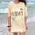 Proud Army Wife Army Graduation Wife US Army Wife Comfort Color Blast T-Shirt Citrine