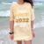 Proud Auntie Of 2022 Graduate Class 2022 Graduation Leopard Comfort Color Blast T-Shirt Citrine