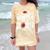 Proud Auntie Of A 2026 Senior Football Graduation Family Comfort Color Blast T-Shirt Citrine