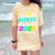 Proud Aunty Of Kindergarten Graduate 2024 Graduation Aunty Comfort Color Blast T-Shirt Citrine