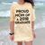Proud Mom Of A 2018 Graduate Mama Graduation Comfort Color Blast T-Shirt Citrine