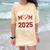 Proud Mom Of 2025 Senior Graduate Matching Family Graduation Comfort Color Blast T-Shirt Citrine