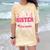 Proud Sister Of 5th Grade Graduate 2025 Family Graduation Comfort Color Blast T-Shirt Citrine