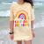 Rainbow Last Day Of 2nd Grade Teacher Student Graduation For Men Women Kids Comfort Color Blast T-Shirt Citrine