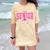 Retro Senior 2026 Class Of 2026 Coquette Pink Bow Graduation Comfort Color Blast T-Shirt Citrine