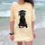 Russian Terrier Dog Graduation Cap Graduate Owner Grad Comfort Color Blast T-Shirt Citrine