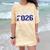 Senior 2026 Class Of 2026 Graduation 2026 Comfort Color Blast T-Shirt Citrine