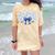 Senior 2026 Class Of 2026 Toile Coquette Bow Graduation 2026 Comfort Color Blast T-Shirt Citrine
