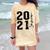 Senior Class Of 2021 Graduation High School College Comfort Color Blast T-Shirt Citrine