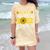Senior Class Of 2022 Sunflower Graduation Seniors 22 Comfort Color Blast T-Shirt Citrine