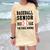 Senior Class Of 2025 Baseball Senior Night Graduation Party Comfort Color Blast T-Shirt Citrine