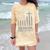 Senior Class Of 2025 USA Flag Cross Christian Graduation Comfort Color Blast T-Shirt Citrine