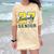 Senior Class Of 2027 Graduation Yellow And Blue On The Back Premium Tri-Blend Comfort Color Blast T-Shirt Citrine