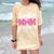 Senior Mom Class Of 2026 Pink Coquette Bow Graduation Comfort Color Blast T-Shirt Citrine