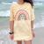 Sociologist Sociology Teacher Graduation Rainbow Comfort Color Blast T-Shirt Citrine