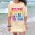 Straight Outta 8th Grade Great Graduation Eighth Grade Comfort Color Blast T-Shirt Citrine