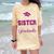 Super Proud Sister Of 2025 Graduate Senior Graduation Family Premium Tri-Blend Comfort Color Blast T-Shirt Citrine