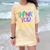 Thank You Teacher Appreciation Graduation Men Women Girls Kids Comfort Color Blast T-Shirt Citrine