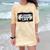 VHS Tape Rewind Glitch 90s Retro Nostalgia Please Rewind Comfort Color Blast T-Shirt Citrine