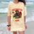 Woman Firefighter Aunt TiTi Auntie Black Graduation Comfort Color Blast T-Shirt Citrine