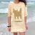Yk2 Cat With Tomboy Tail 90s Nostalgia Downtown Indie Premium Tri-Blend Comfort Color Blast T-Shirt Citrine