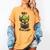 100 Book Goblin Cute Book Reader And Library Lover Women's Comfort Colors T-Shirt Mustard