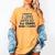 1st First Grade Graduation Tshirt Moving On To 2nd Grade Women's Comfort Colors T-Shirt Mustard
