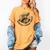 2 SIDES I Look Better Bent Over A Book Saying Quote Women's Comfort Colors T-Shirt Mustard