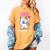 2021 Kindergarden Graduation Celebration Dapping Cat For Men Women Kids Women's Comfort Colors T-Shirt Mustard