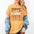 2026 Football Senior Auntie Graduation Matching Family Women's Comfort Colors T-Shirt Mustard