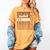 2026 Football Senior Grandpa Graduation Matching Family Women's Comfort Colors T-Shirt Mustard